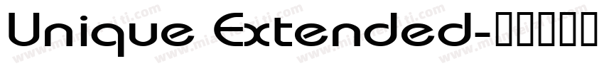 Unique Extended字体转换